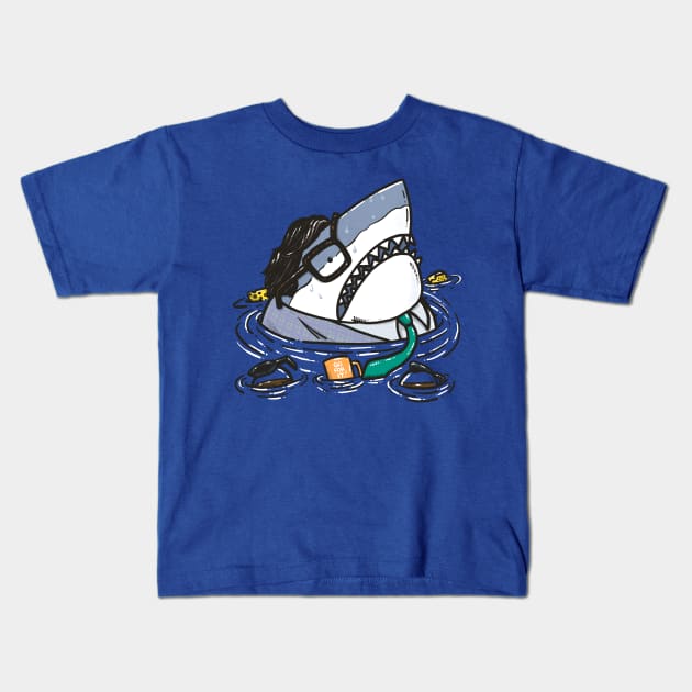 Motivational Shark Kids T-Shirt by nickv47